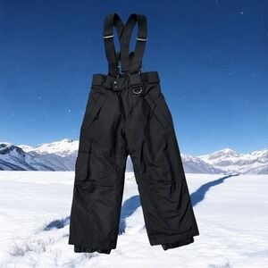 Sport Essentials Youth Suspenders Snow Ski Pants Black Size 4